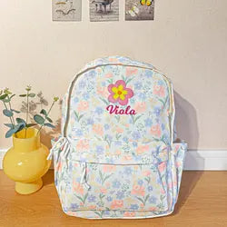Wholesale Custom Student Backpack Popular School Backpack Bags With Floral Toddler School Bags Kids Backpack Bags for Womens
