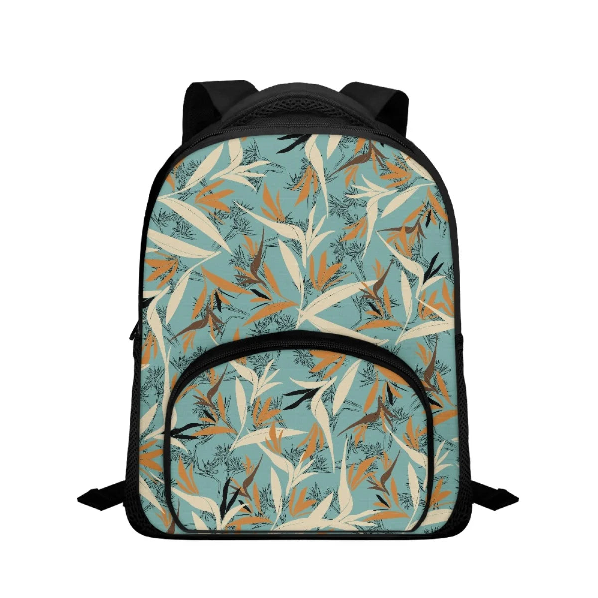 Stylish Elegant Bird Flower Prints High Quality 12 Inch Children's Backpack Print on Demand Custom Waterproof Student Backpack