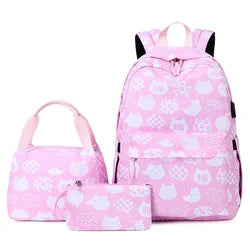 2022 New Cheap Wholesale Custom Student the Back to School Backpack Bag for Boys Girls Child Kids Set for Boys and Girls