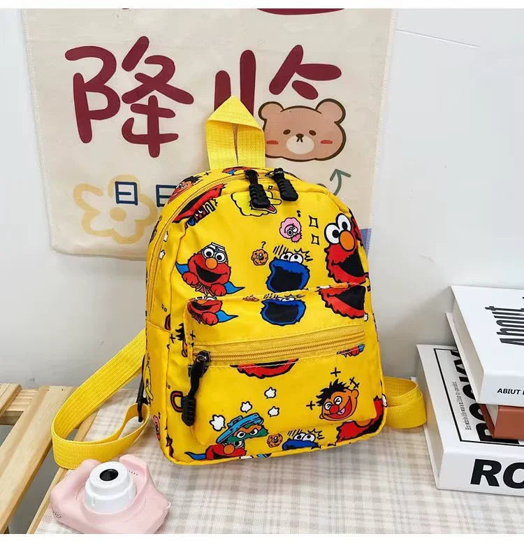 Children Backpack New Fashion Custom cartoon character graffiti print Primary School Bag Kindergarten Backpack for Kids