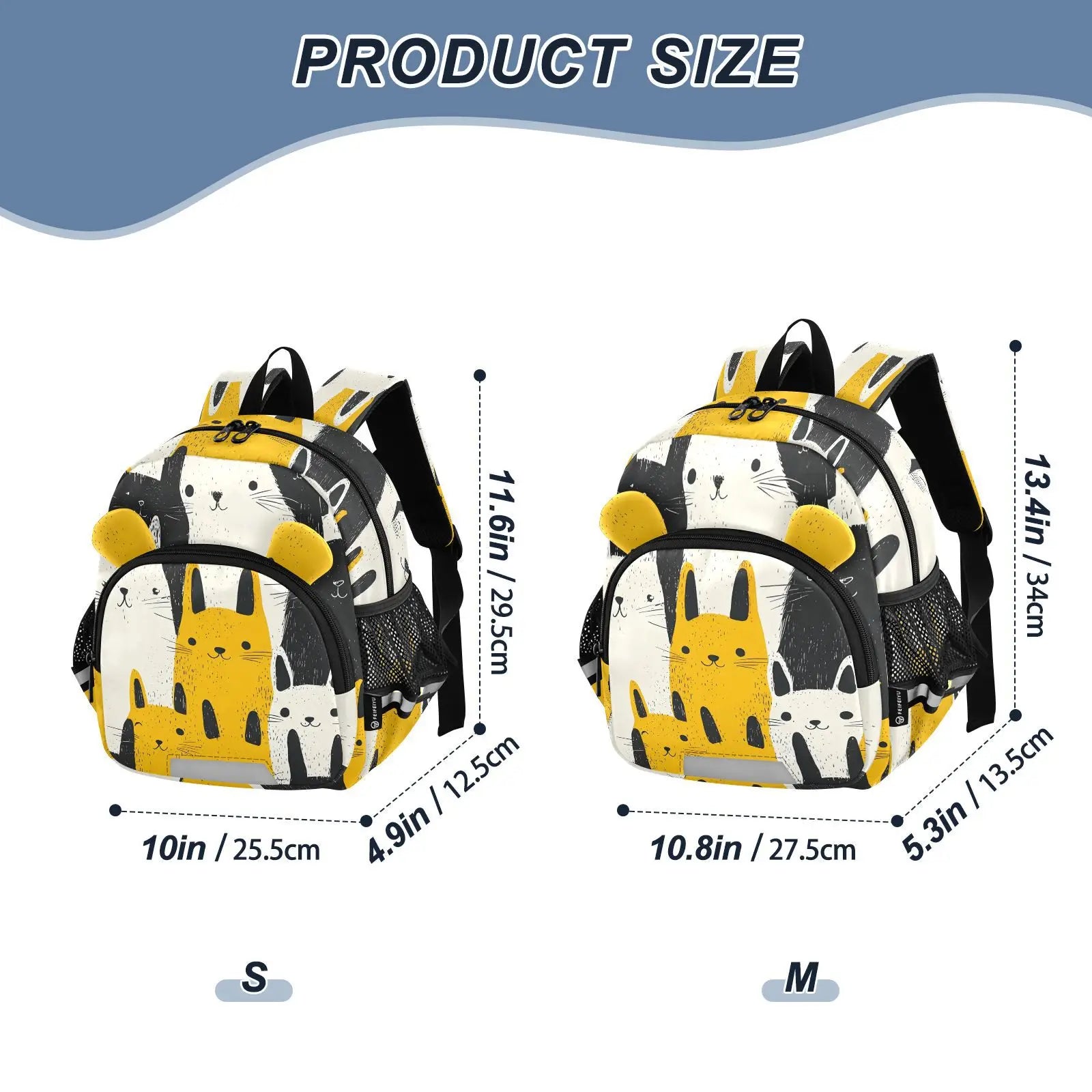 Custom Print Toddler Backpack for Boys Kids Backpack Preschool Kindergarten Child Bookbag Travel Cute Daycare Cats Backpack