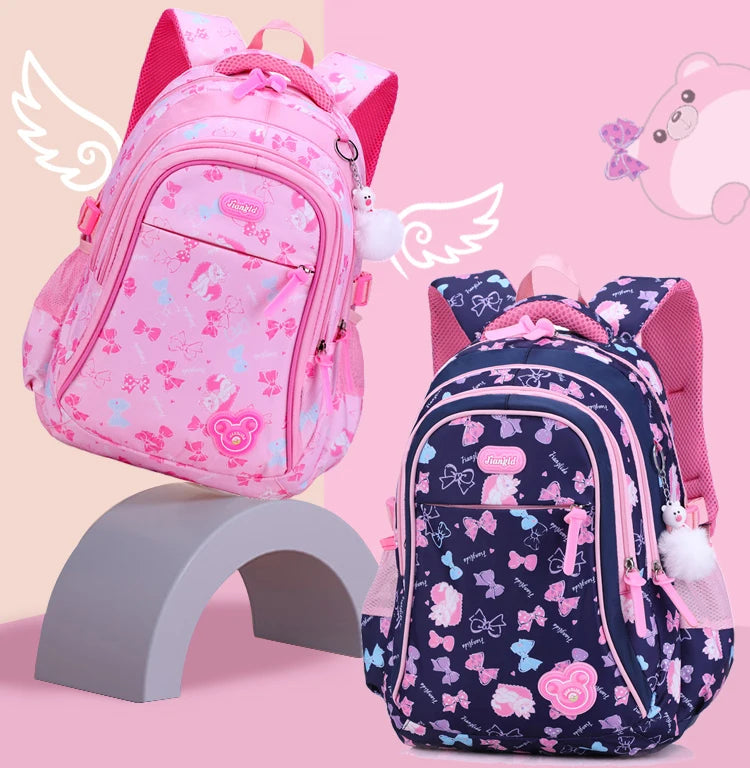 2025 Kawaii Kids Backpack High Quality Beautiful Lovable Butterfly Cartoon Pattern Best Seller for Girls Children's School Bags