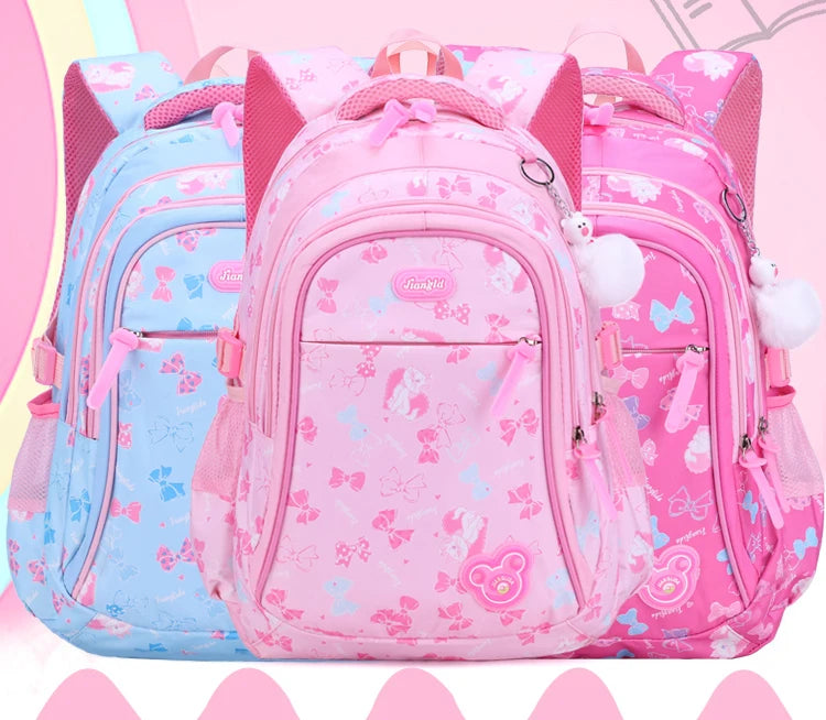 2025 Kawaii Kids Backpack High Quality Beautiful Lovable Butterfly Cartoon Pattern Best Seller for Girls Children's School Bags