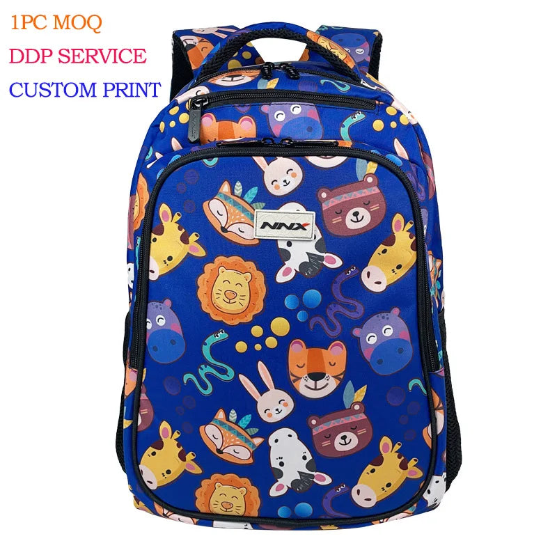 BSCI Factory Custom Big Size Girls School Backpack Unique Design Kids School Low Moq Custom Children Leisure Travel Backpack