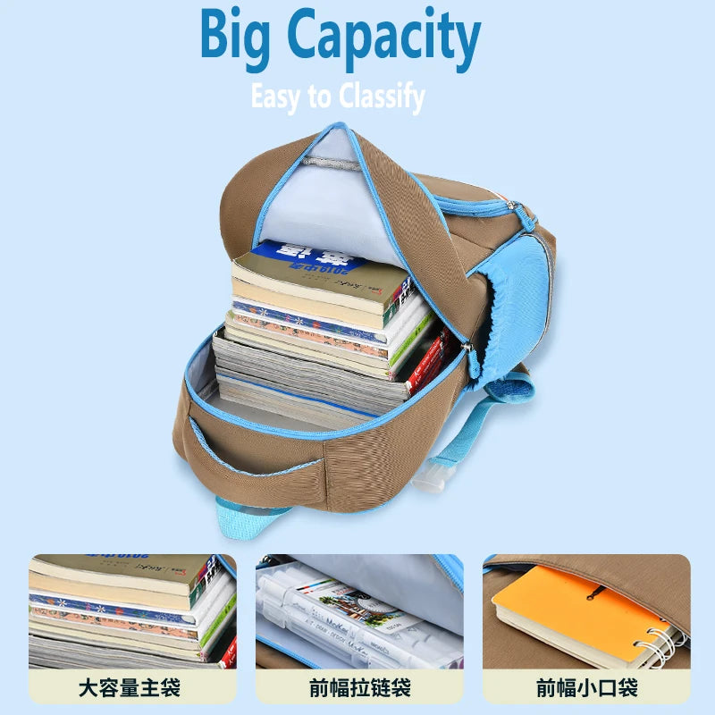 2024 Student Book Bags Cartoon Cute Custom Youth Backpack Primary School Middle School Study Traditional Style for Boys and Girl
