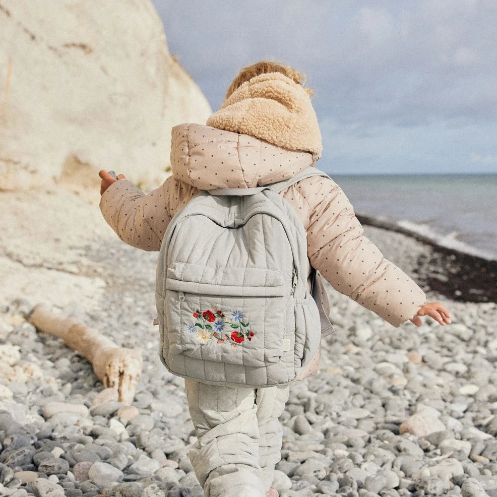 Custom Eco-Friendly Kindergarten Backpack Kids Trendy Printed Panda School Bag Embroidered Fabric Anti-Slip Buckle Logo Pattern