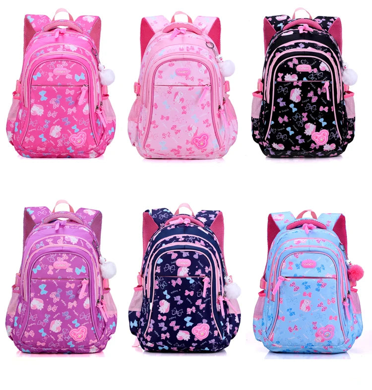 2025 Kawaii Kids Backpack High Quality Beautiful Lovable Butterfly Cartoon Pattern Best Seller for Girls Children's School Bags