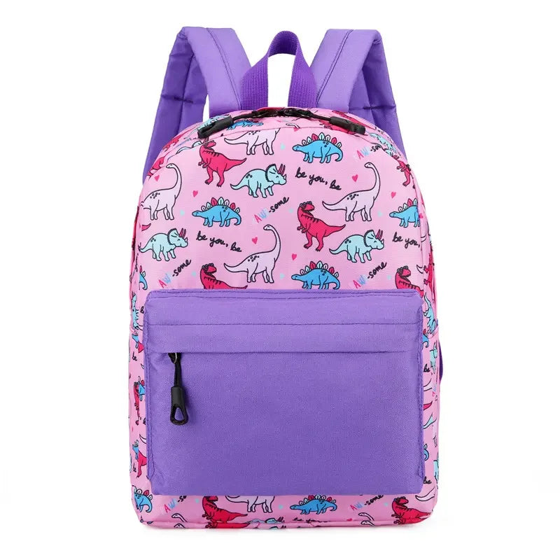 Factory Cheap High Quality Hot-selling All-over Printing Korean Kids Character Backpack Oxford Lightweight School Bags