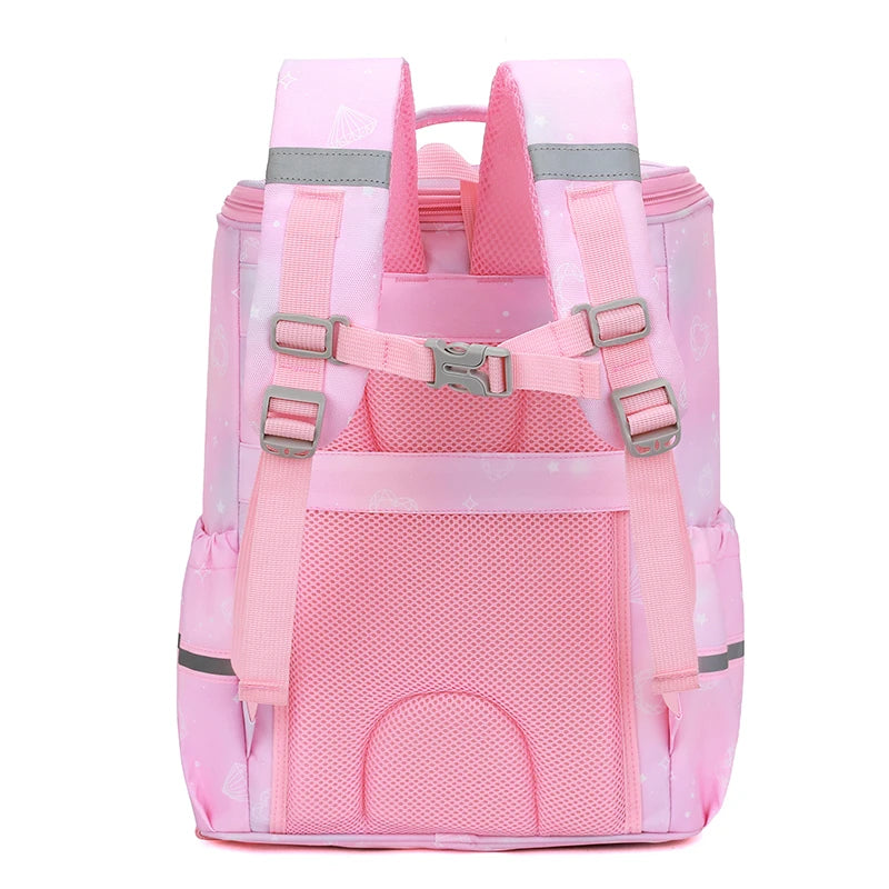 Custom Unicorn Cartoon Elementary School pink Purple Navy Blue rainbow Waterproof Children's Backpack Backpack
