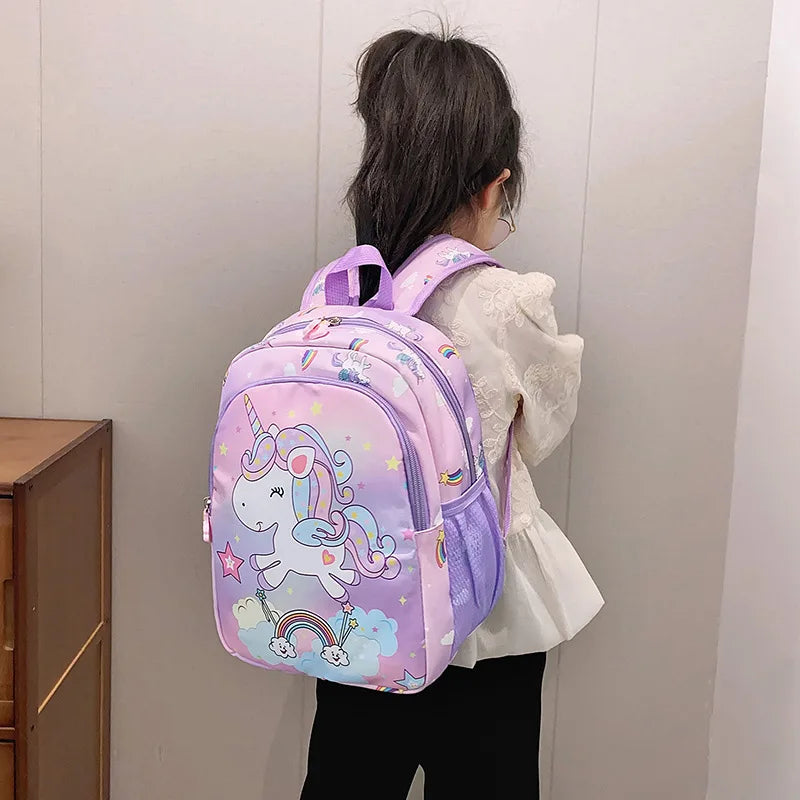 2025 New Printing Cartoon Trolley Backpack Kid School Trolley Bag for Boys Girls School Kids School Bag Set with Wheels