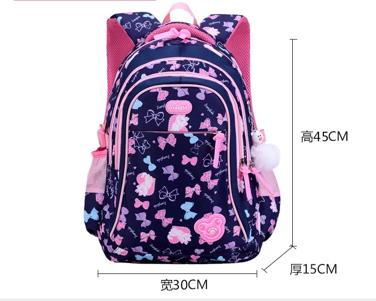 2025 Kawaii Kids Backpack High Quality Beautiful Lovable Butterfly Cartoon Pattern Best Seller for Girls Children's School Bags