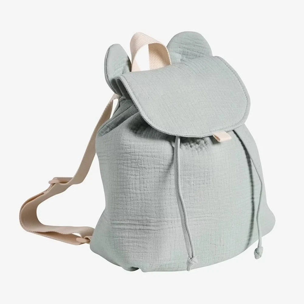 Personalized Drawstring Bag Custom Kids School Backpack Cotton Kindergarten Backpack