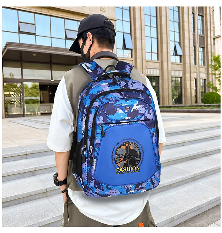 Custom logo Kids Boy Girl School Bags High Quality Fashion Children Colorful Backpack
