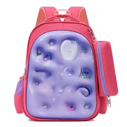 2025 3D Cartoon Printing Kindergarten Student School Backbag Bags for Kids Backpack Rucksack