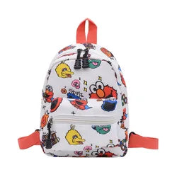 Children Backpack New Fashion Custom cartoon character graffiti print Primary School Bag Kindergarten Backpack for Kids