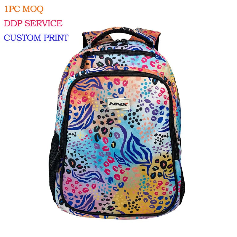 BSCI Factory Custom Big Size Girls School Backpack Unique Design Kids School Low Moq Custom Children Leisure Travel Backpack