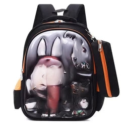 2025 3D Cartoon Printing Kindergarten Student School Backbag Bags for Kids Backpack Rucksack
