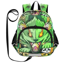 Custom Print Toddler Backpack for Boys Kids Backpack Preschool Kindergarten Child Bookbag Travel Cute Daycare Cats Backpack