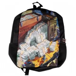 Custom Logo Backpack for Secondary Students Factory OEM ODM Casual Anime School Bag Fashionable Zipper Closure Cartoon Print