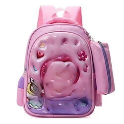 2025 3D Cartoon Printing Kindergarten Student School Backbag Bags for Kids Backpack Rucksack