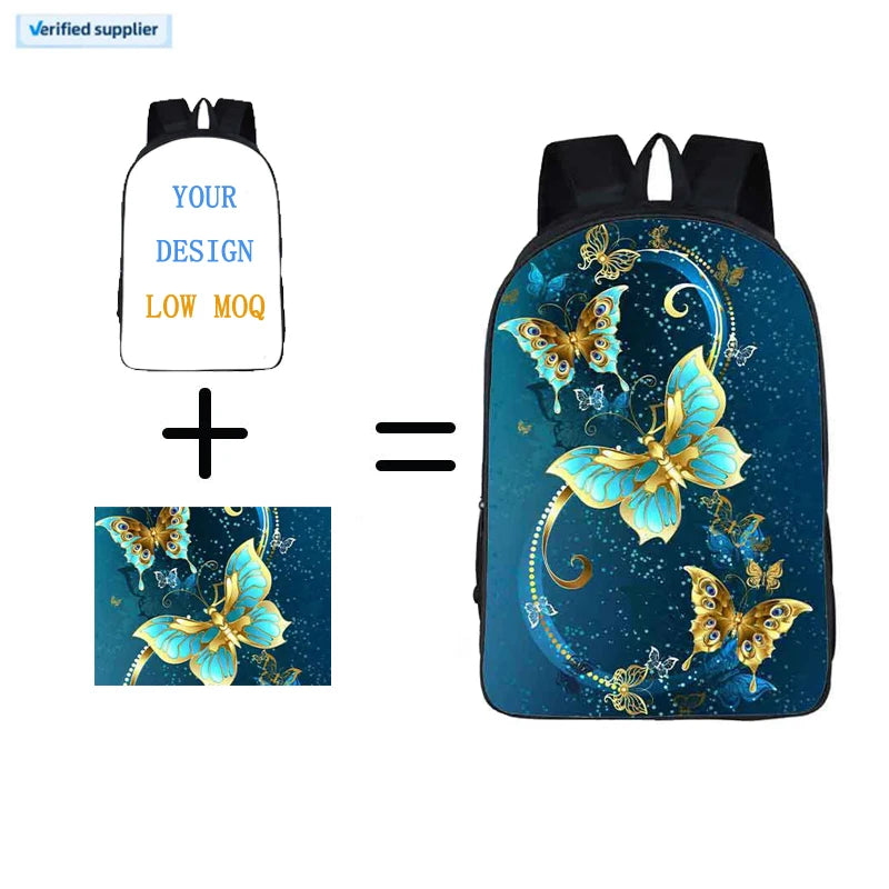 Children's Lightweight Backpack High Beauty Kindergarten Bag With Cute Cartoon Sublimation Printing Kids Backpack