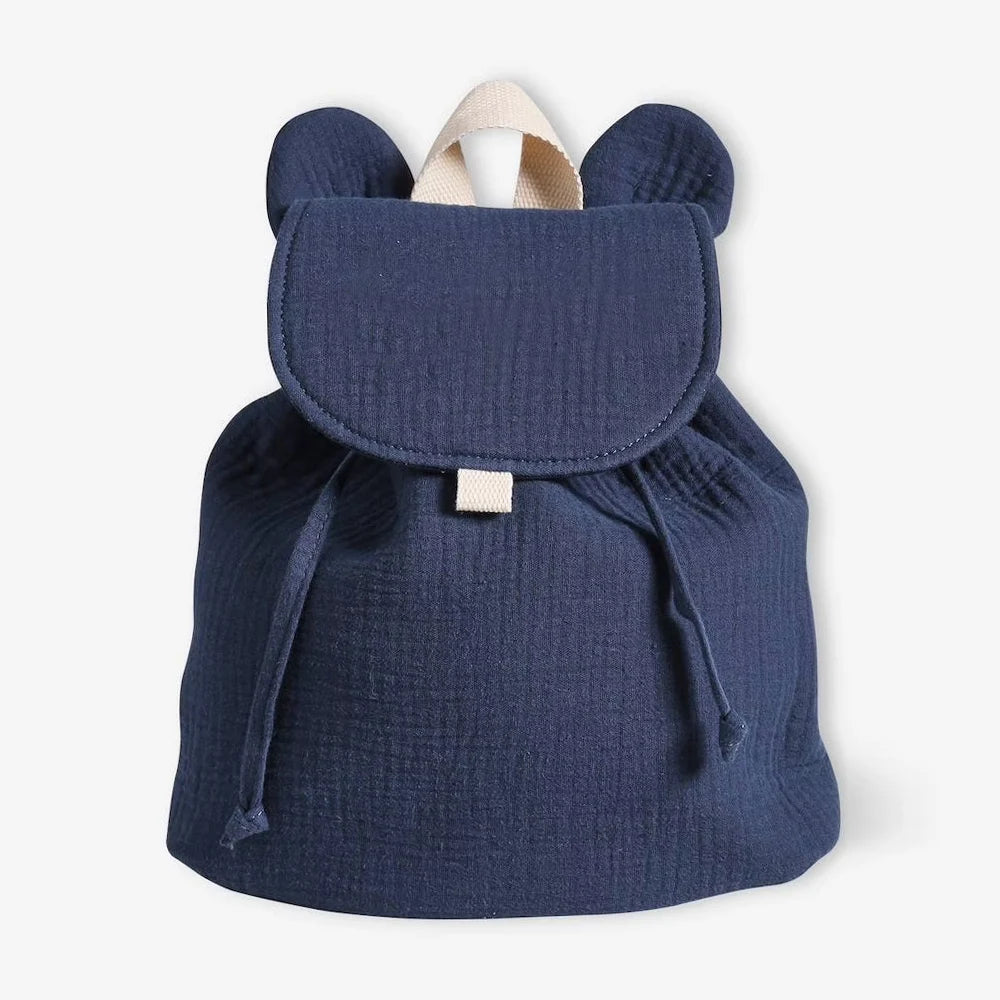 Personalized Drawstring Bag Custom Kids School Backpack Cotton Kindergarten Backpack