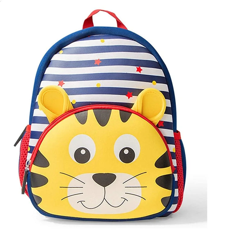 Custom Cartoon Design Children Fashion Lightweight Neoprene Kids 3D Cute Animal Book School Backpack Bag