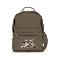 Custom Eco-Friendly Kindergarten Backpack Kids Trendy Printed Panda School Bag Embroidered Fabric Anti-Slip Buckle Logo Pattern