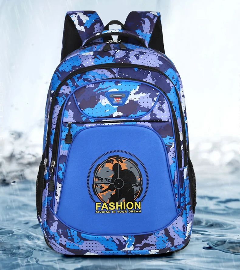 Custom logo Kids Boy Girl School Bags High Quality Fashion Children Colorful Backpack