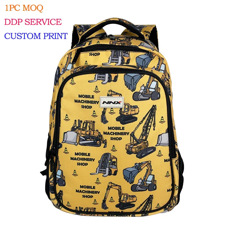 BSCI Factory Custom Big Size Girls School Backpack Unique Design Kids School Low Moq Custom Children Leisure Travel Backpack